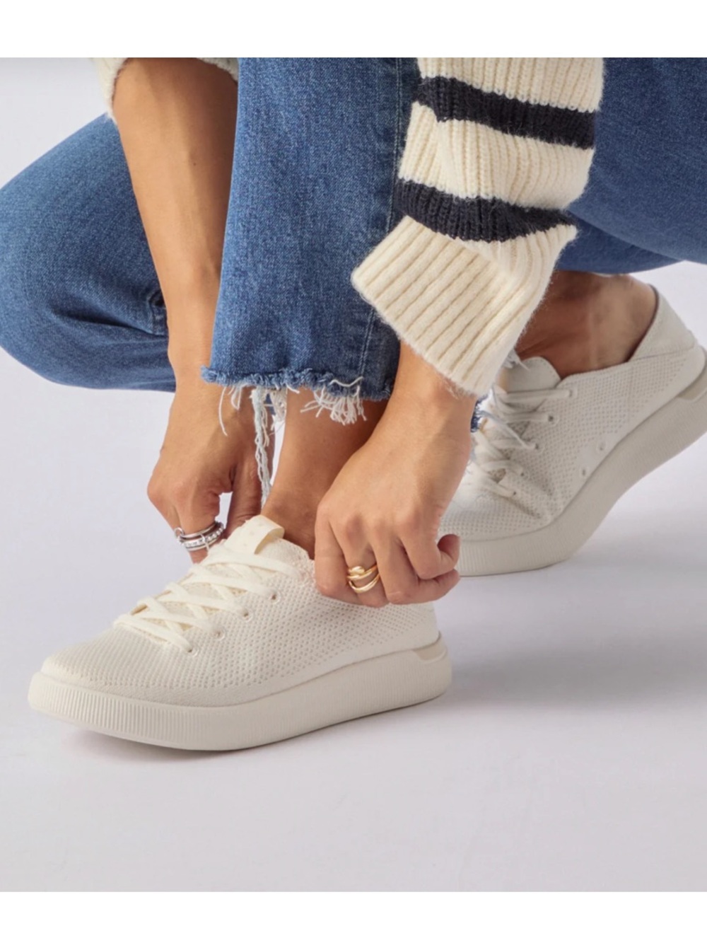 NWOT Reef Neptune White Vintage Shoes Size 7